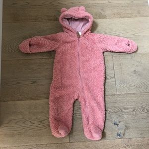 Carter’s 9 months fuzzy pink fleece